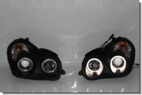 Angel eyes scheinwerfer mercedes w203 #5